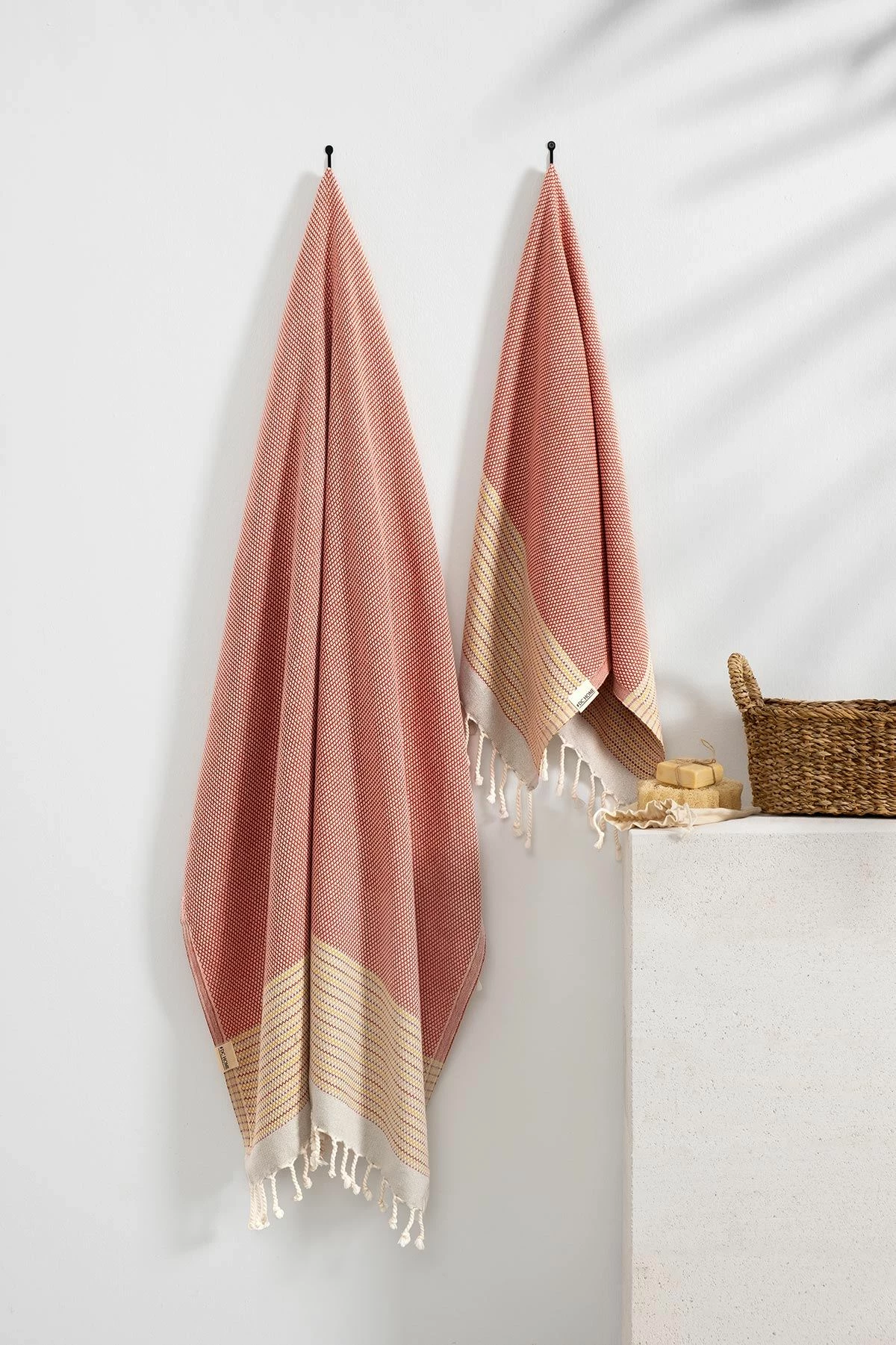 Set fouta (2 copë), Mijolnir, Agora, ngjyrë e kuqe pllake