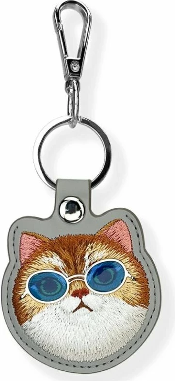 Kutie për locator Nimmy Glasses Cool Cat, gri