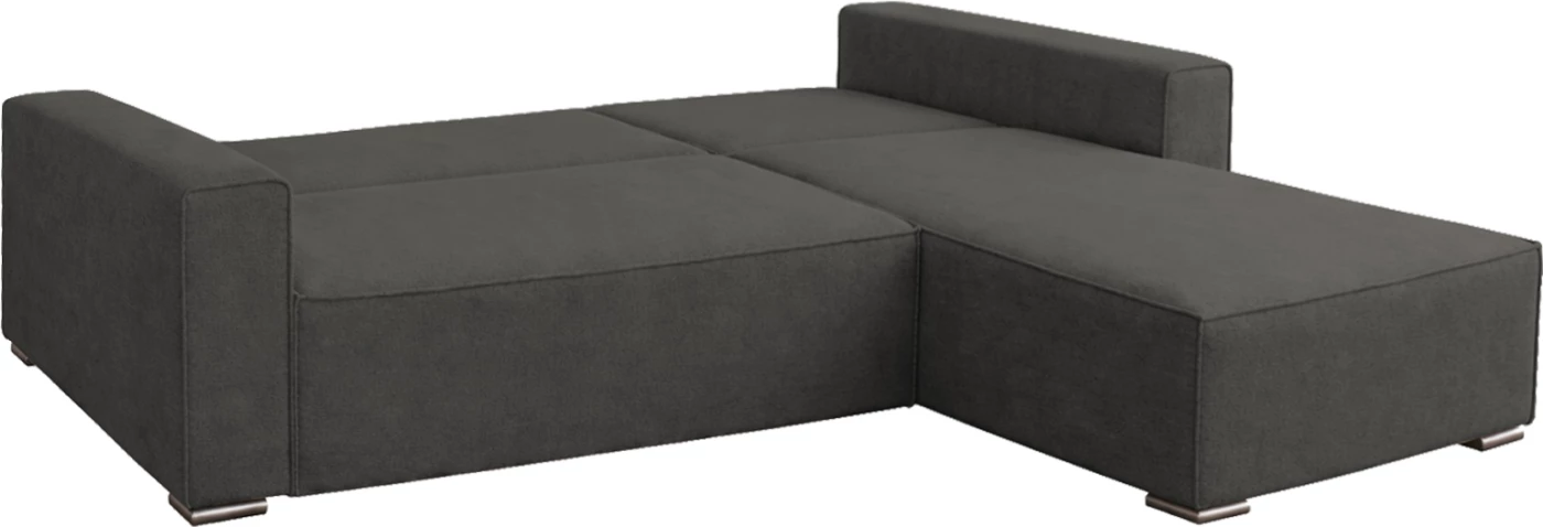 Kënd-sofë krevate, kënd i kthyeshëm, material gri, CORNERA FH3335.01, 269x155x89cm