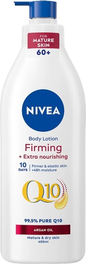 Losion trupi për femra Nivea Q10 Firming + Nourishing 400ml