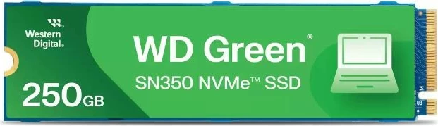 SSD Western Digital WD Green SN350, 250GB, M.2 2280, NVMe, Gjelbër