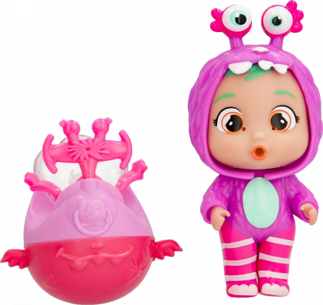 Kukull Cry Babies Stars Jumpy Monsters Bubu, Tm Toys, plastikë, për vajza, pa bateri, vjollcë