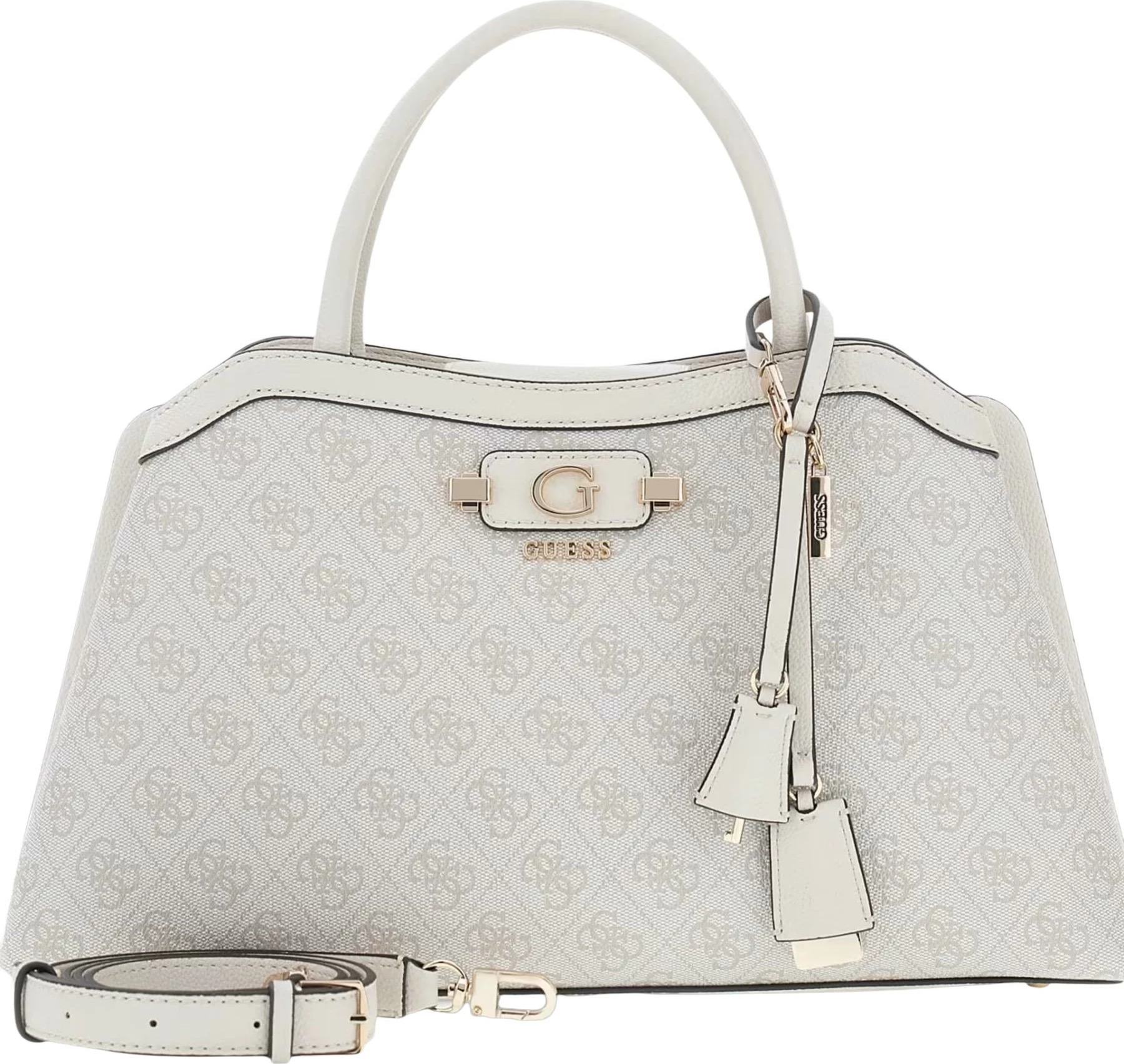 Çantë krahu për femra Guess Coleen Logo Small SA HWSG97 49060, e bardhë