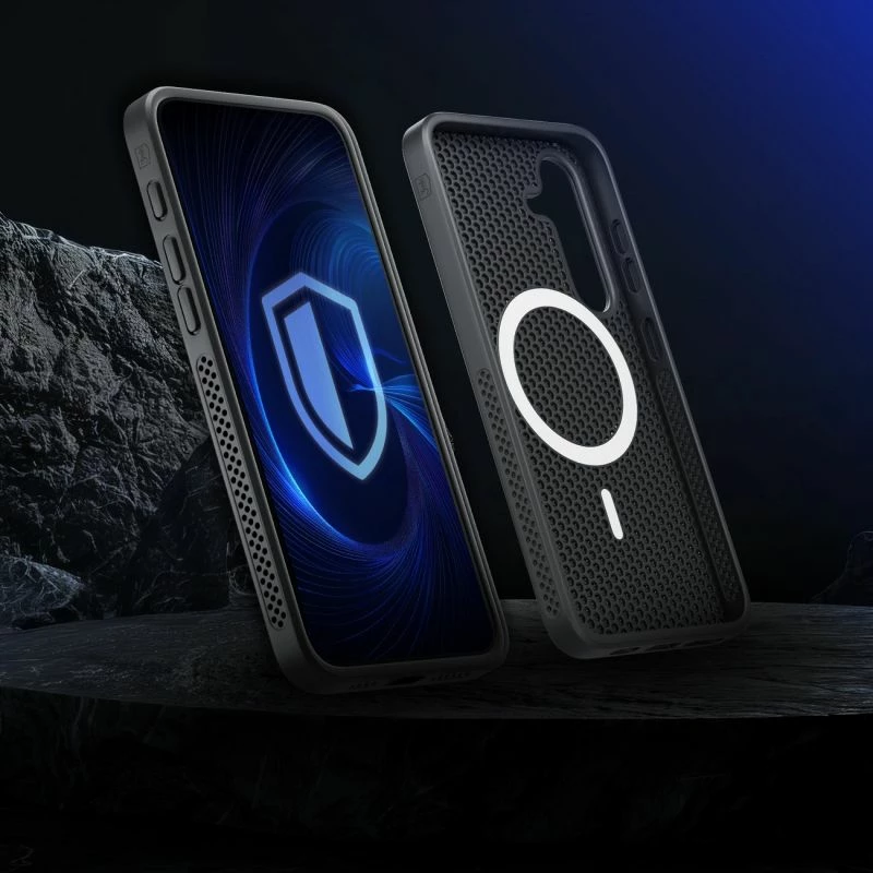 Maskë telefoni 3mk COOLing MagCase për Samsung Galaxy S24+, e zezë