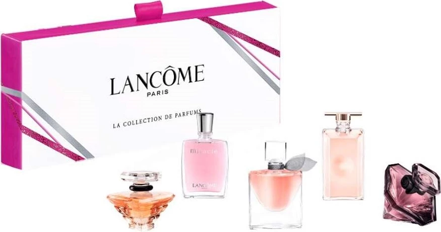 Set miniaturash Eau de Parfum për femra Lancome Idole, La Vie Est Belle, Trésor, La Nuit Trésor, Miracle, 5 copë