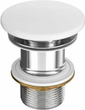 Tapë qeramike për lavaman Cersanit Moduo, automatike me litar, për lavaman pa overflow, 7 cm, e bardhë