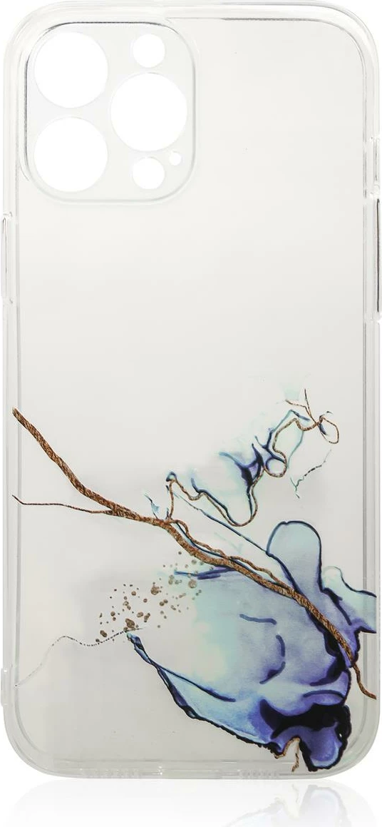 Mbështjellës Hurtel Marble Case për Xiaomi Redmi Note 11 Pro, TPU, Blu