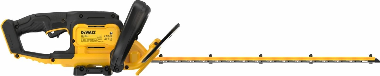 Gërshërë akumulatorike për gardh DeWalt DCMHT564N 18V XR, teh 55 cm, prerje 25 mm, bare tool (pa bateri/karikues), e verdhë/zezë