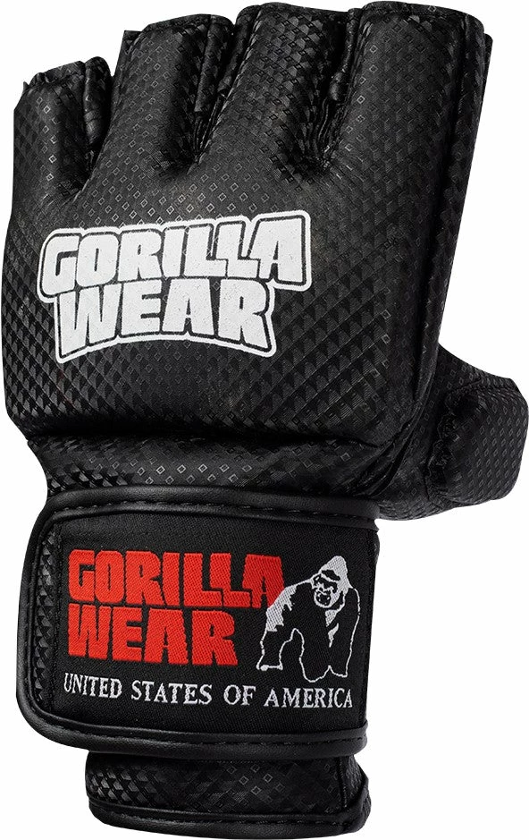 Manton MMA Gloves (With Thumb) - Black/White [Madhësia: S/M]