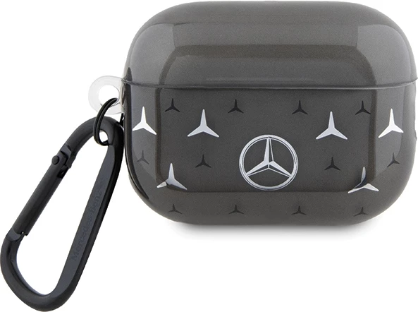 Mbështjellës Mercedes MEAP28DPMGS për AirPods Pro 2, motiv ylli i madh, i zi