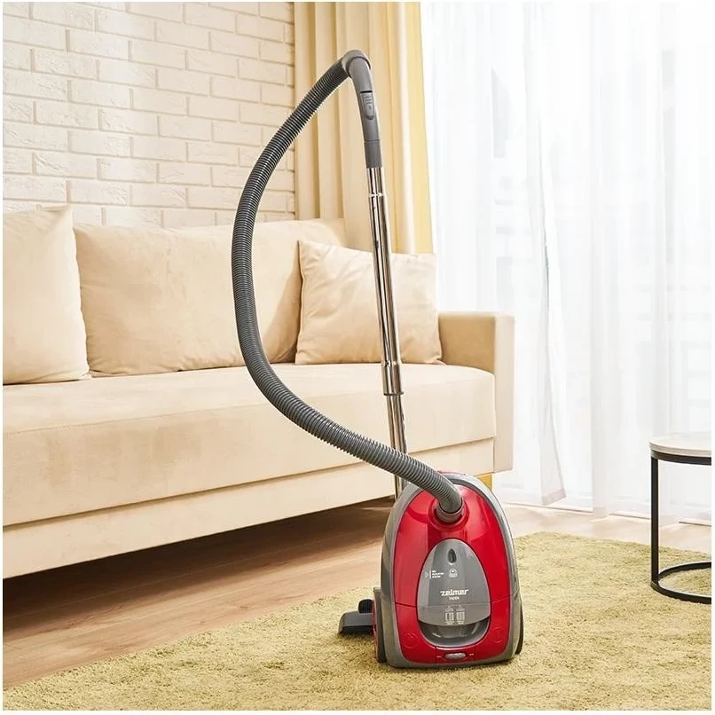 Fshesë me korrent Zelmer ZZVC261 Tadek, 2.5L, 800W, e kuqe-gri
