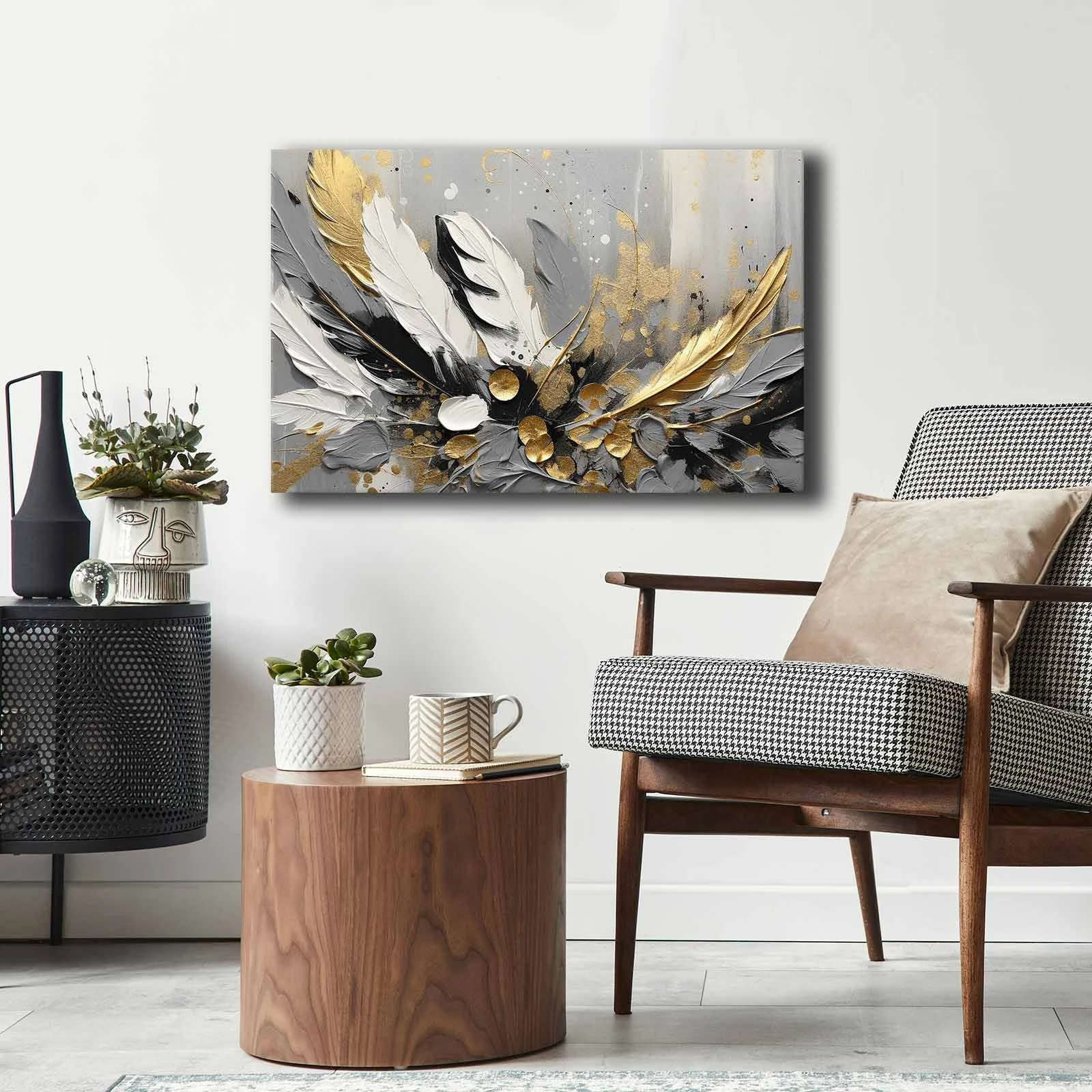 Pikturë dekorative në kanavacë, shumëngjyrëshe, Wallity 4570GSC-002, 45x70cm