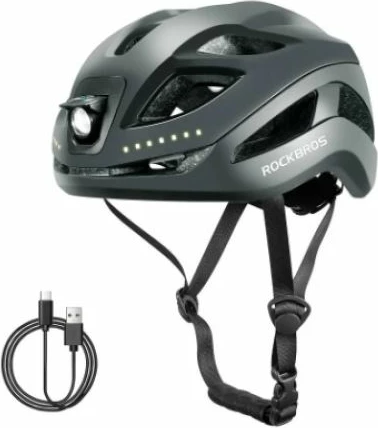 Helmetë biçiklete Rockbros, unisex, e zezë