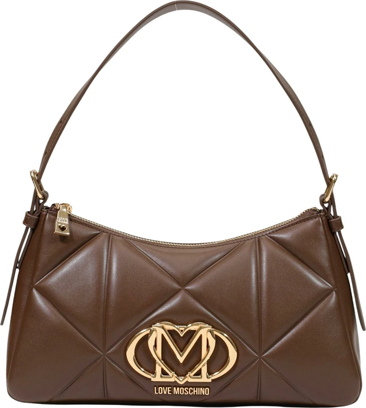 Çantë krahu për femra Love Moschino BORSA PU EMBOSSED JC4032PP1, kafe