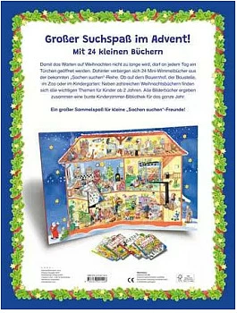 Kalendar adventi Ravensburger Mein großer Sachen suchen, 24 libërza kartoni