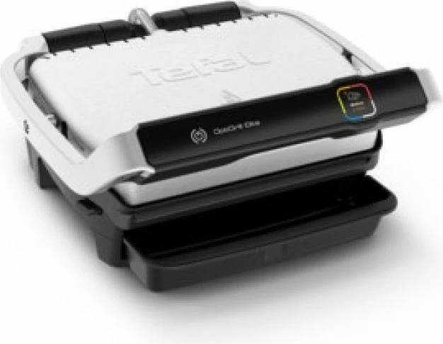 Grill kontakti Tefal OptiGrill Elite GC750D30, i zi dhe inoks
