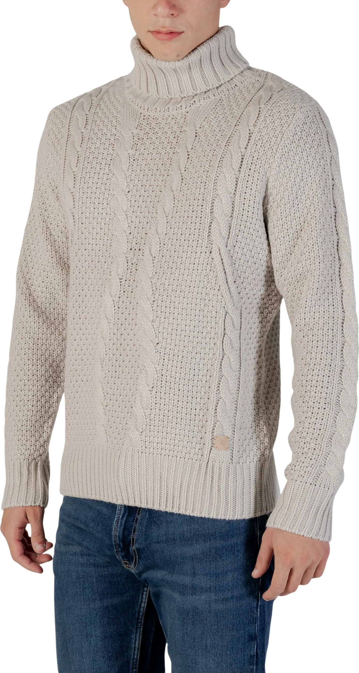 Xhemper me qafë të lartë për meshkuj Gianni Lupo M. COLLO ALTO BW793-F25, gri e çelët [Madhësia: XXL]