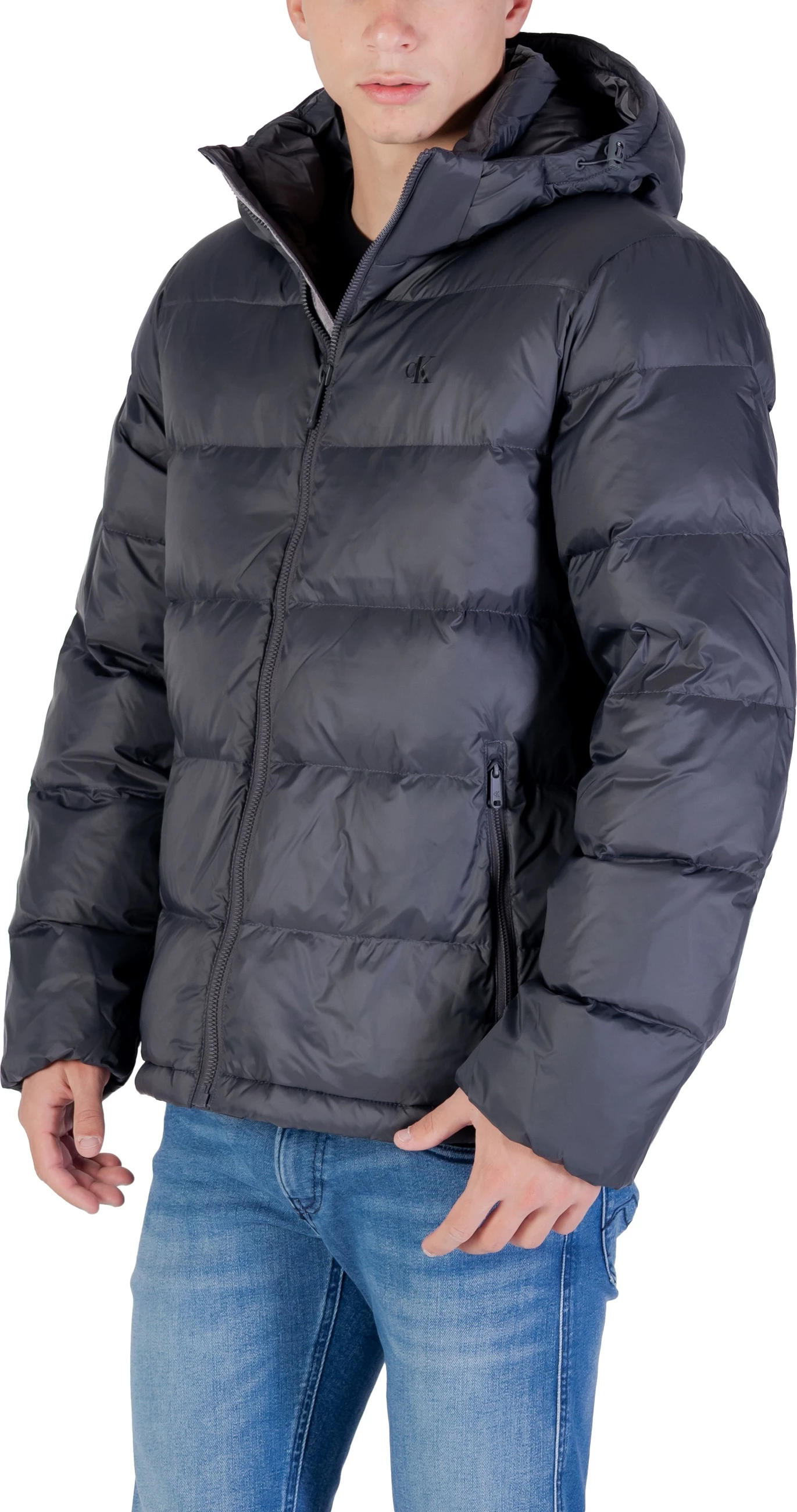 Jakne puffer për meshkuj Calvin Klein Jeans LV04RC518G, antracit [Madhësia: XL]