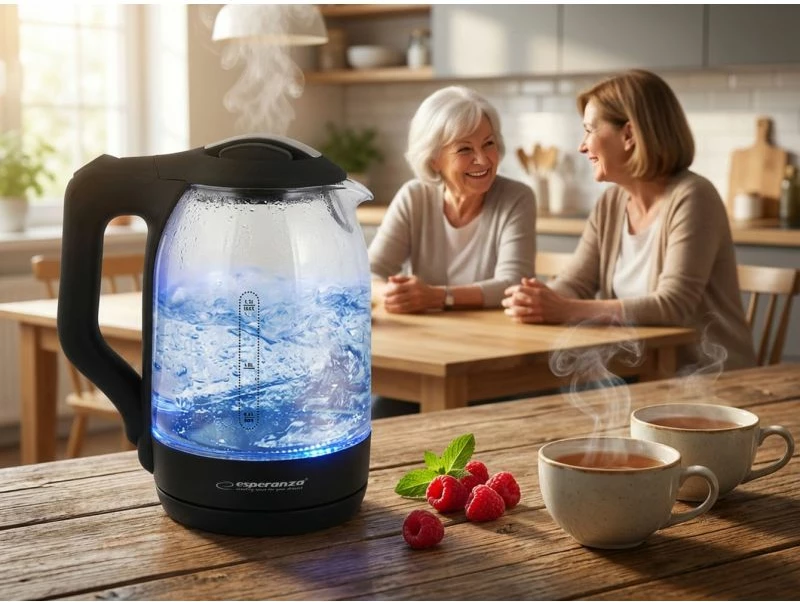 Çajnik elektrik Esperanza YUKON EKK025K, transparent