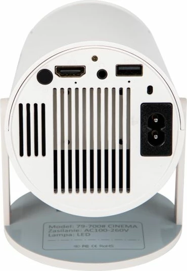 Projektor portabil BLOW AndroidTV HD Cinema, i bardhë