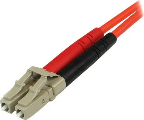 Kabllo fiber optike StarTech OM2 multimode 50/125, LC në ST, 5m, duplex, e kuqe