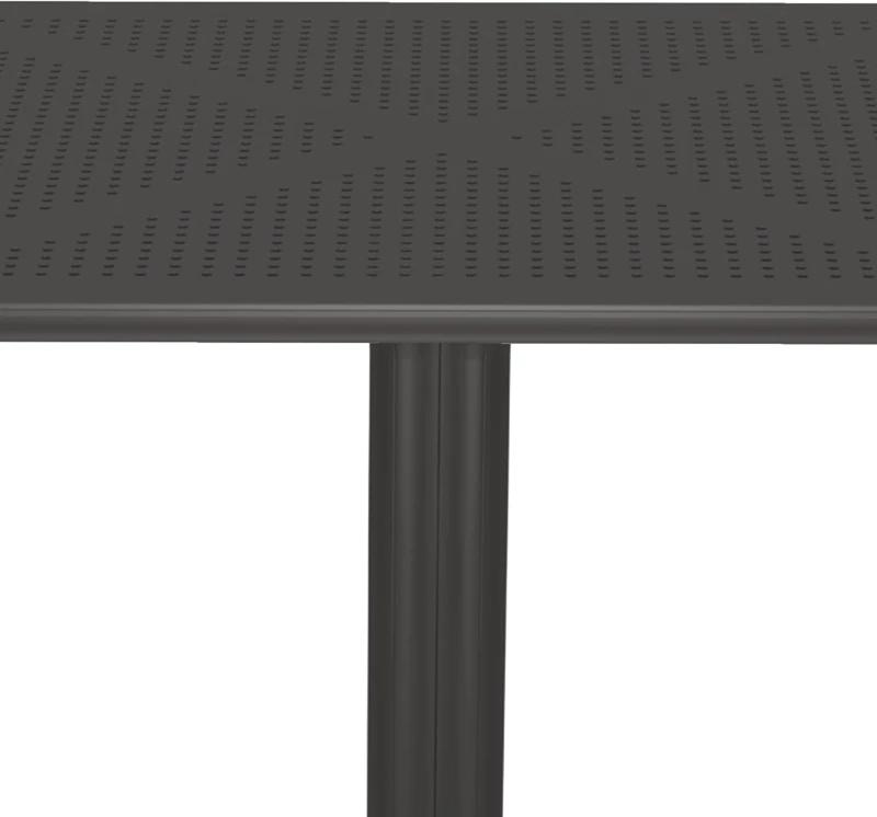 Tavolinë Groovy për jashtë, PP me vrima, ngjyrë antracit, 60x60x76cm