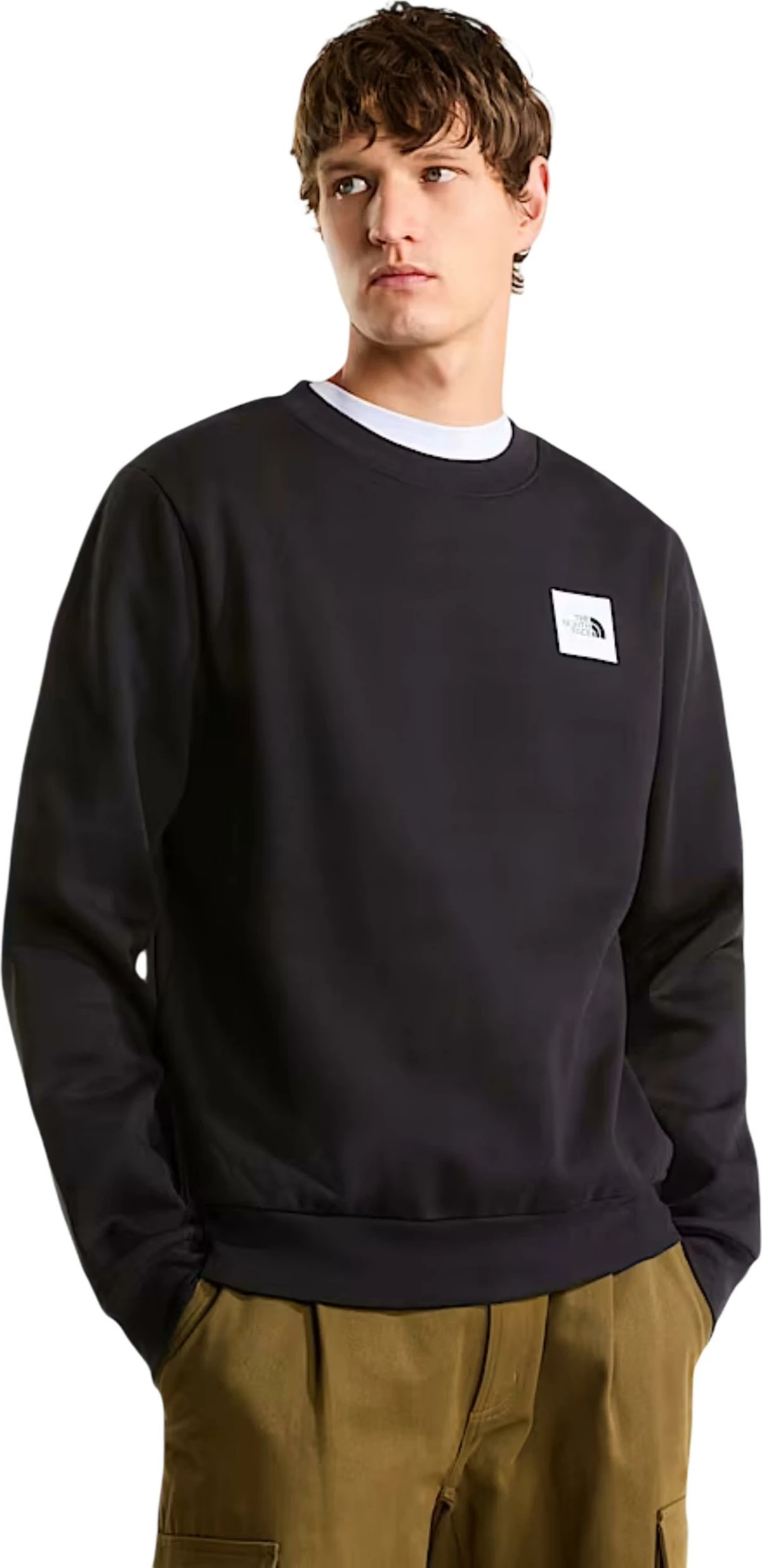 Duks për meshkuj The North Face M BOX HD REG CREW, i zi