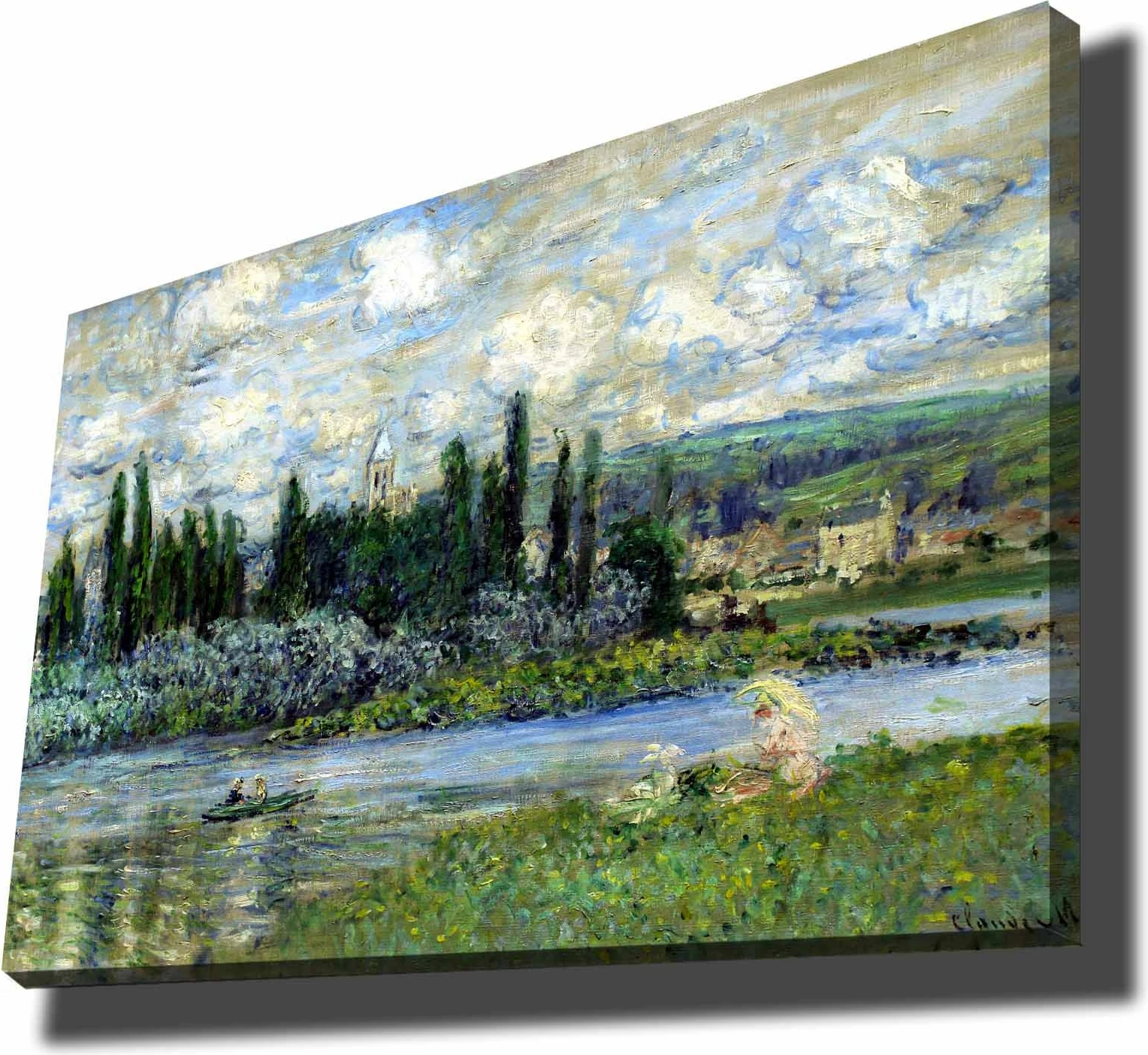Pikturë dekorative në kanavacë, shumëngjyrëshe, 70x100cm, Monet 032