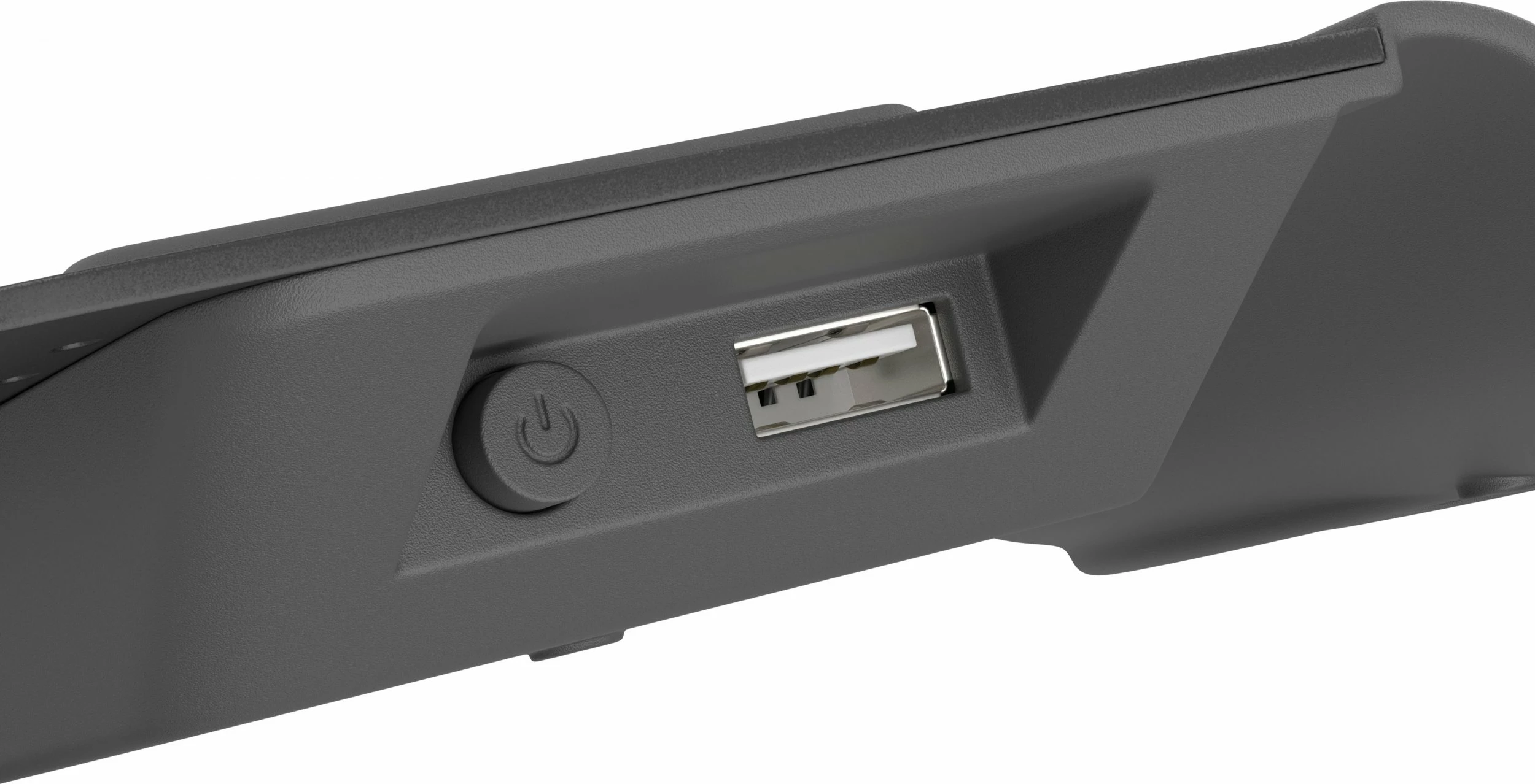 Mbajtëse ftohëse për laptop Genesis Oxide 550 NHG-1411, deri 17.3\", 5 ventilatorë, LED, USB 2.0 hub, e zezë