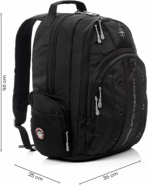 Çantë shpine Inny unisex, e zezë