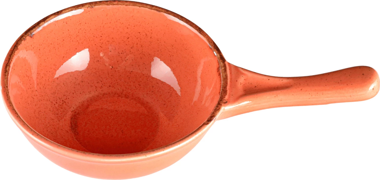 tenxhere porcelani, Porland, Seasons Amber 160 mm, 650 ml, rezistencë 180°C, portokalli