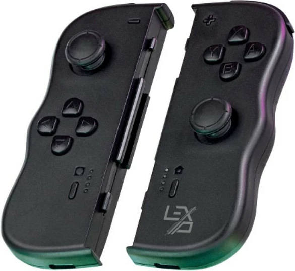 Gamepad LEXIP Adventure Twinpads, Bluetooth wireless, për Nintendo Switch/Switch OLED, i zi