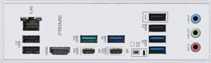 Pllakë amë ASUS PRIME X870-P, AM5, ATX, DDR5 deri 256GB, USB4, 2.5GbE, HDMI, zi/argjend