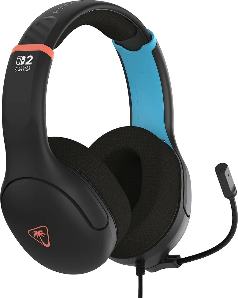 Kufje Turtle Beach Airlite Fit Wired, 3.5mm, over-ear, me mikrofon flip-up mute, për Nintendo Switch, Charcoal-Black