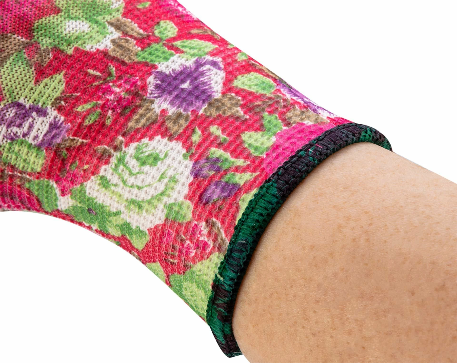 Doreza kopshti Verto, me veshje PU, numër 9, me motiv trëndafili, shumëngjyrëshe