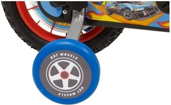 Biçikletë fëmijësh TOIMSA HOT WHEELS 1268, 12 inç, Blu, me 4 rrota