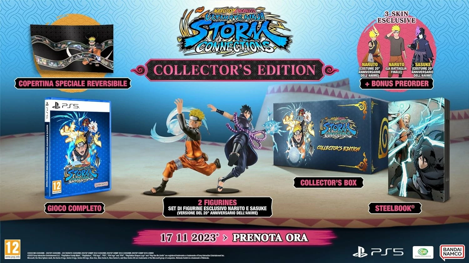 Lojë Xbox Bandai Namco Naruto X Boruto Ultimate Ninja Storm Connections, Collector's Edition, Xbox Series X/Xbox One