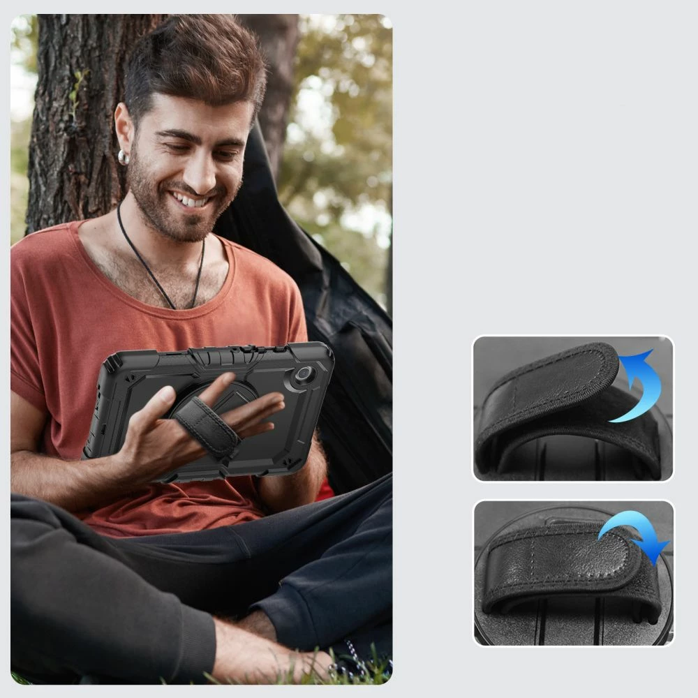 Mbështjellës Tech-Protect Solid360 për Samsung Galaxy Tab A9 Plus 11" X210/X215/X216, i zi