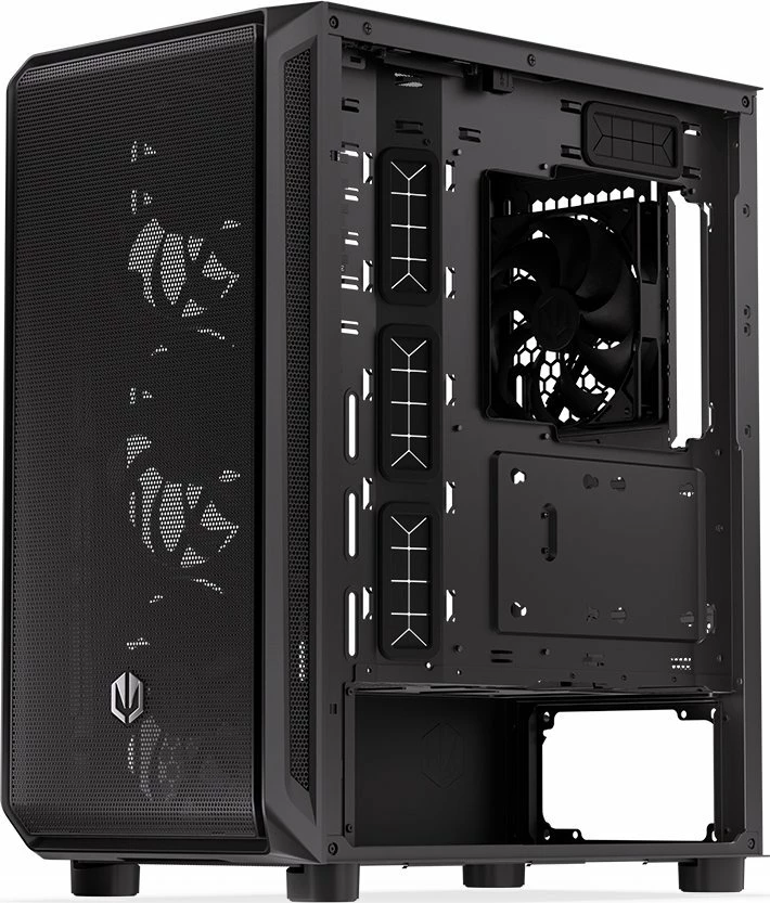 Kasë Endorfy Arx 500 Air (EY2A010), Midi Tower ATX, 5x 140mm PWM, xham i kalitur, e zezë