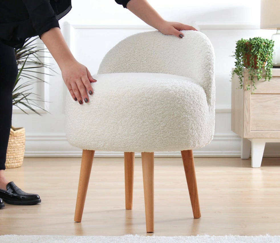 Puf Atelier del Sofa, Rufmee, ngjyrë e bardhë