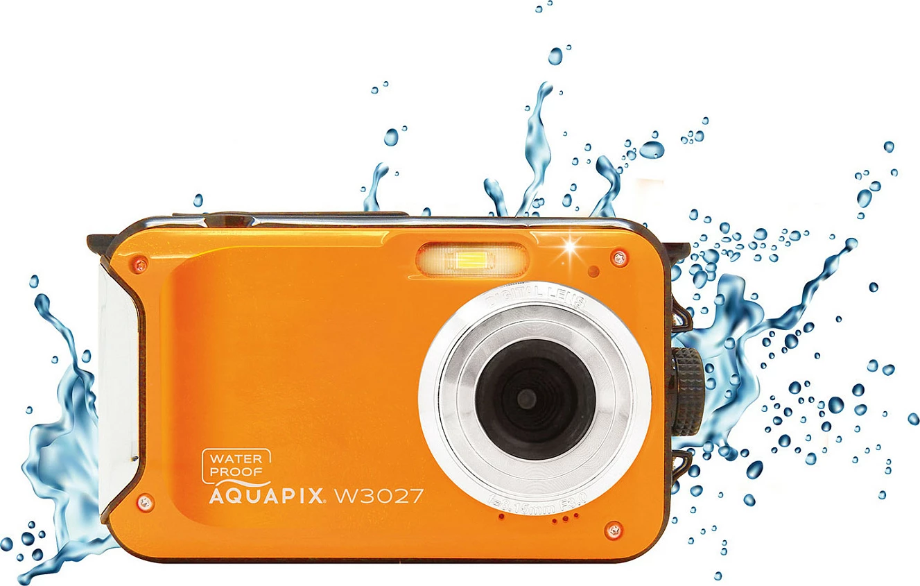 Kamerë digjitale Easypix Aquapix W3027 Wave, waterproof, portokalli