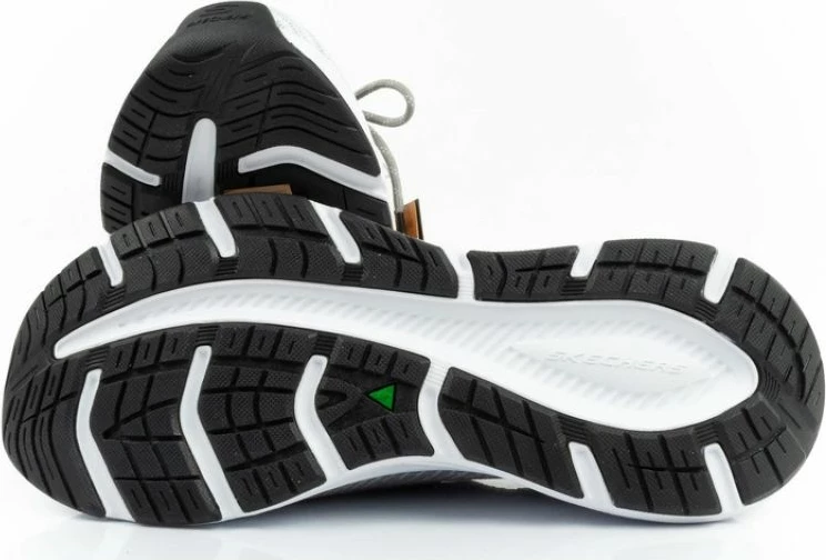 Atlete për meshkuj Skechers, të bardha dhe gri [Madhësia: 42]
