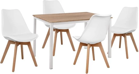Set Karrige  FH8460.01 46x50x82 cm, 4 copë, të bardha 4