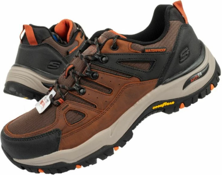 Atlete për meshkuj Skechers, kafe