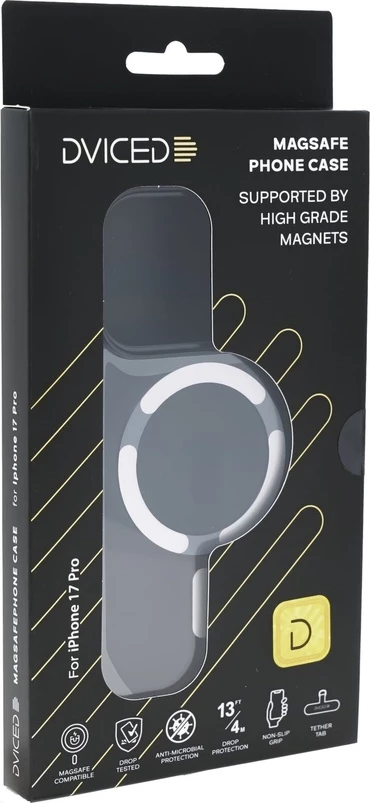 Dviced MagSafe iPhone 17 Pro smoke case Silver