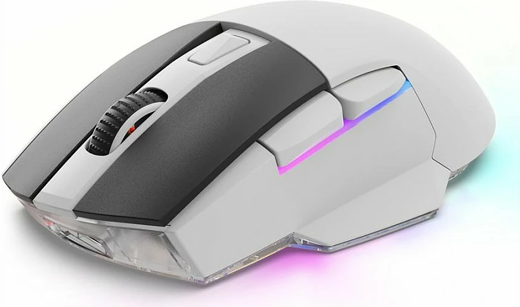 Maus Sharkoon SGM50W, 6400 DPI, i zi, i bardhë