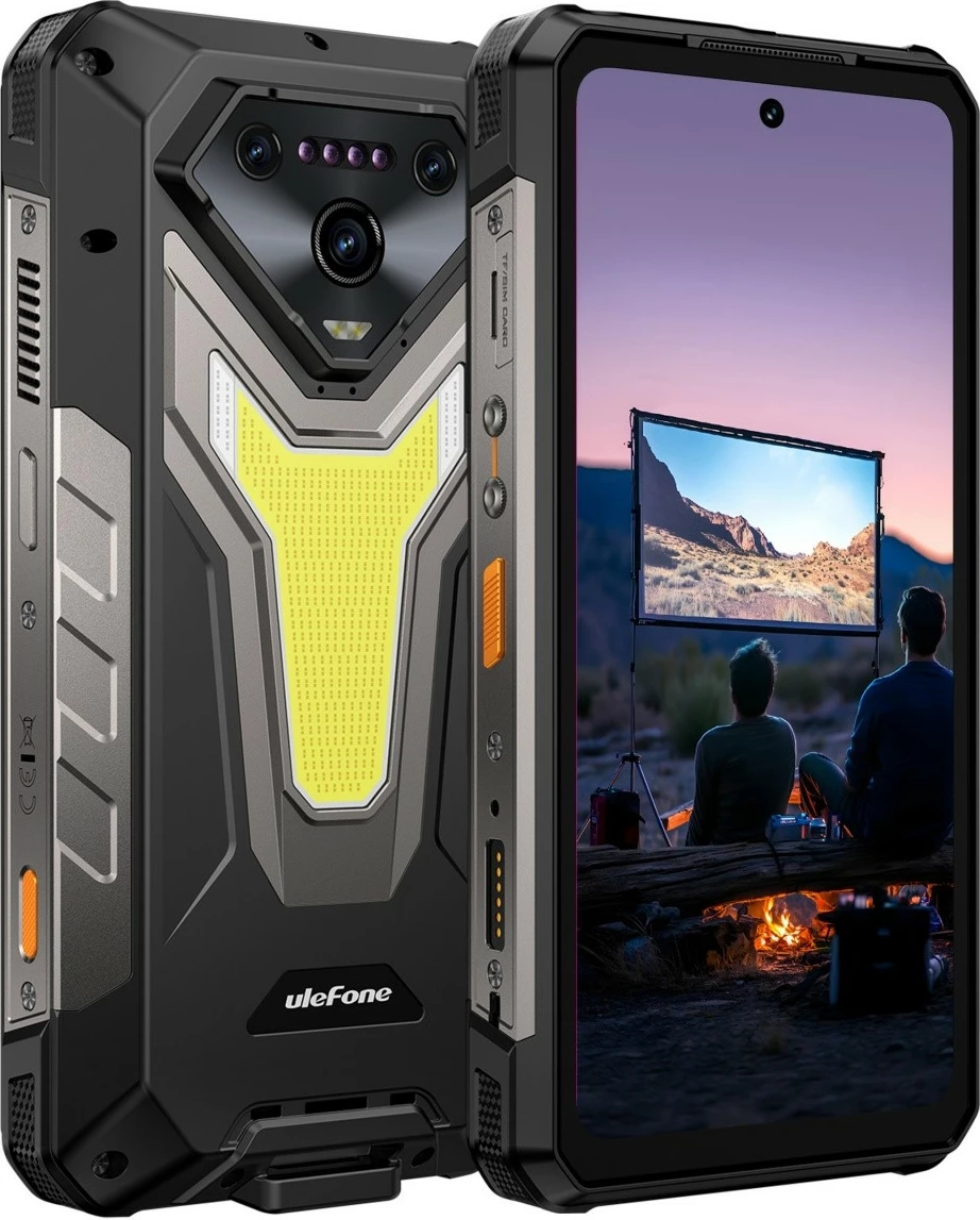 Celular Ulefone Armor 34 Pro Plus 5G 16/512GB, projektor DLP 150 lm, bateri 25500 mAh, i zi