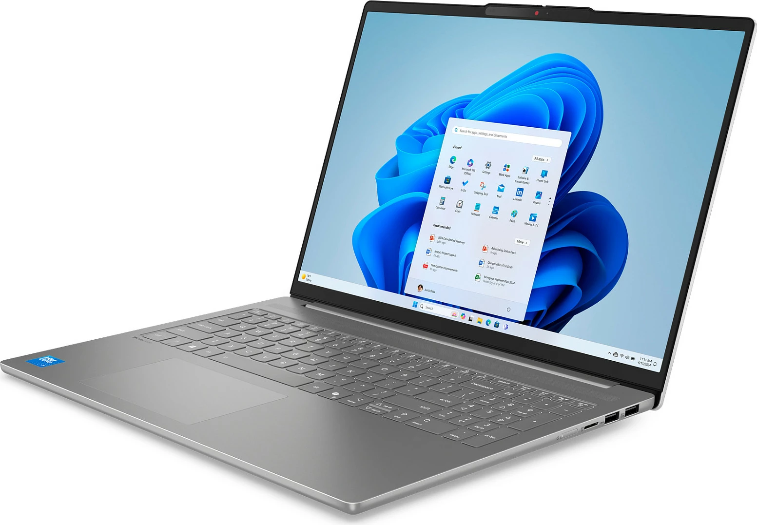 Laptop Lenovo IdeaPad Slim 5 16IMH10, Core Ultra 5 135H, 24GB RAM, 1TB SSD, 16" 1920x1200, Windows 11 Home, Luna Grey