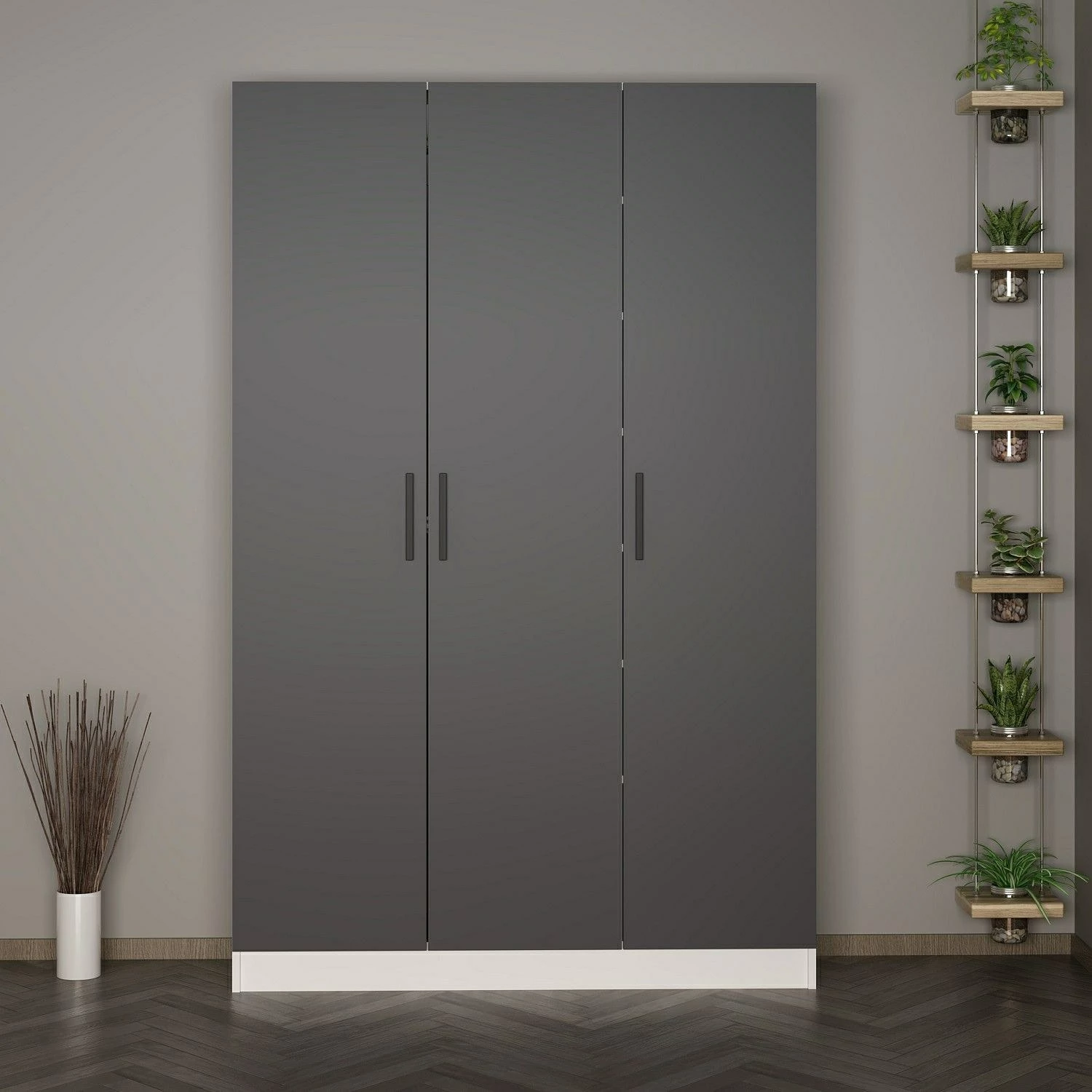 Stendë korridori Hanah Home, Noah - 8210, antracit, 135x210x35cm