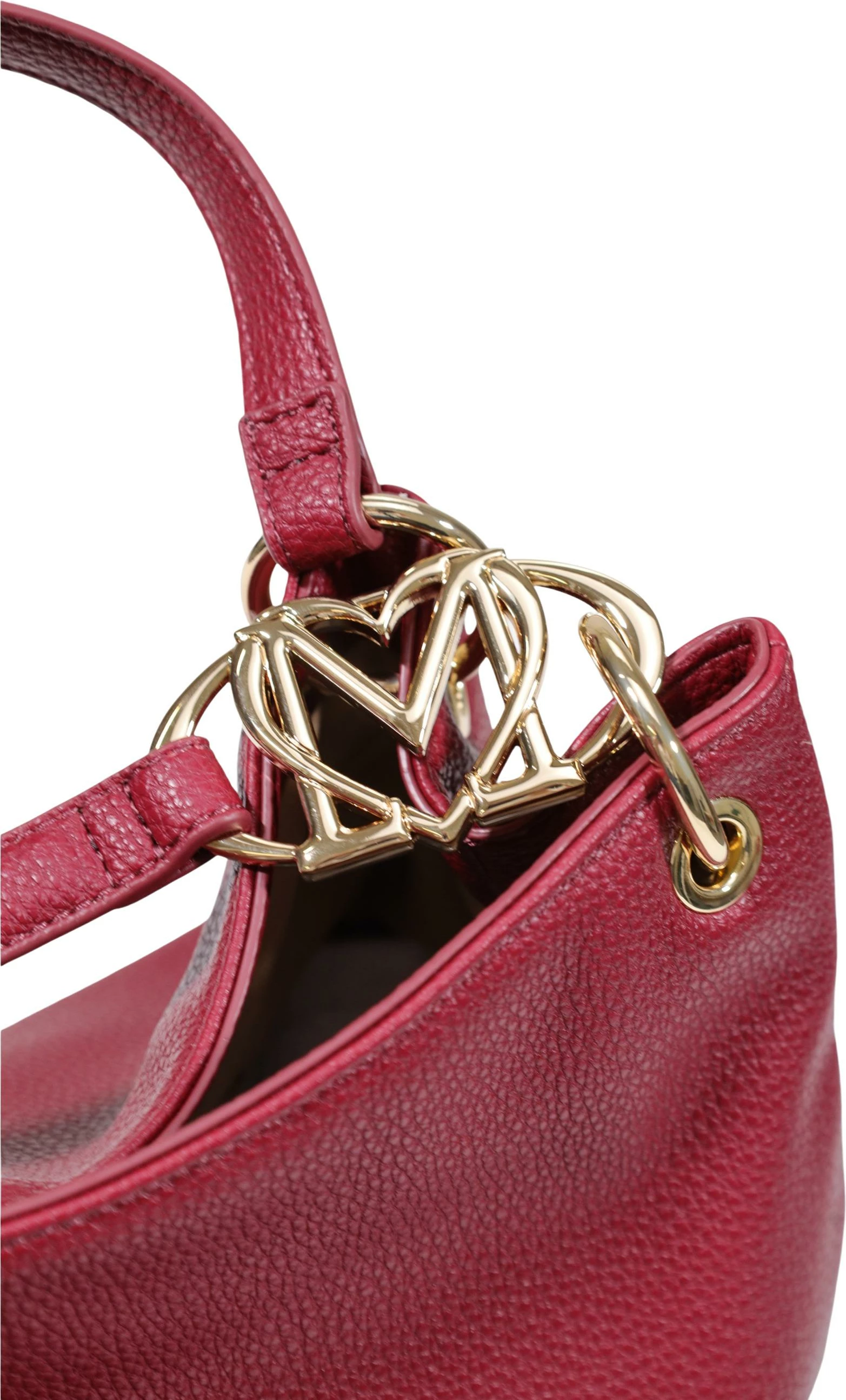 Çantë shpatulle Love Moschino JC4014PP, vjollcë rrushi
